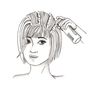Styling Bob Freizeit Step 1